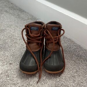 Sperry Dark Brown and Black Boots
